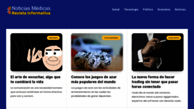 What Noticiasmedicas.es website looked like in 2020 (3 years ago)