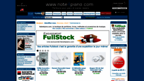 What Note4piano.com website looked like in 2020 (3 years ago)