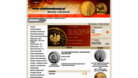 What Numizmatyczny.pl website looked like in 2020 (3 years ago)