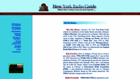 What Nyradioguide.com website looked like in 2020 (3 years ago)