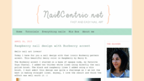 What Nailcentric.net website looked like in 2020 (3 years ago)