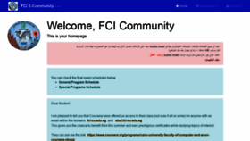 What Newecom.fci-cu.edu.eg website looked like in 2020 (3 years ago)