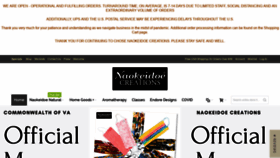 What Naokeidoecreations.com website looked like in 2020 (3 years ago)