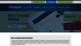 What Newireland.ie website looked like in 2020 (3 years ago)