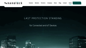 What Nanolocksecurity.com website looked like in 2020 (3 years ago)