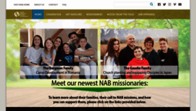 What Nabonmission.org website looked like in 2020 (3 years ago)