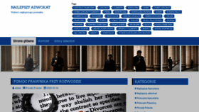 What Najlepszyadwokat.xyz website looked like in 2020 (3 years ago)