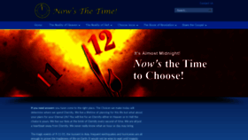 What Nowsthetime.org website looked like in 2020 (3 years ago)