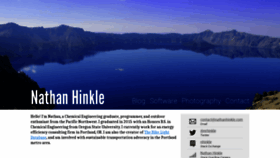What Nathanhinkle.com website looked like in 2020 (5 years ago)