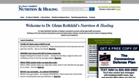 What Nutritionandhealing.com website looked like in 2020 (3 years ago)