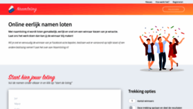 What Naamloting.nl website looked like in 2020 (3 years ago)