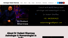 What Numerologistinindia.com website looked like in 2020 (3 years ago)
