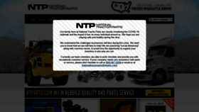 What Ntparts.com website looked like in 2020 (3 years ago)
