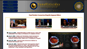 What Nanoviricides.com website looked like in 2020 (3 years ago)