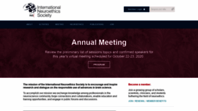 What Neuroethicssociety.org website looked like in 2020 (3 years ago)