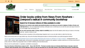 What Newsfromnowhere.co.uk website looked like in 2020 (3 years ago)