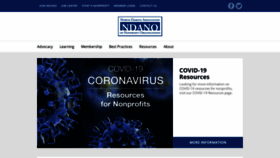 What Ndano.org website looked like in 2020 (3 years ago)