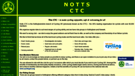 What Nottsctc.org.uk website looked like in 2020 (3 years ago)