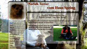 What Norfolk-terrier.biz website looked like in 2020 (3 years ago)