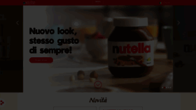 What Nutella.it website looked like in 2020 (3 years ago)