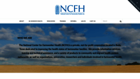 What Ncfh.org website looked like in 2020 (3 years ago)