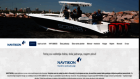 What Navtikon.si website looked like in 2020 (3 years ago)