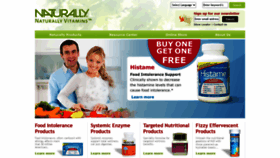 What Naturallyvitamins.com website looked like in 2020 (3 years ago)