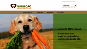 What Nutrecao.com.br website looked like in 2020 (3 years ago)