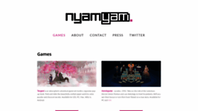 What Nyamyam.com website looked like in 2020 (3 years ago)