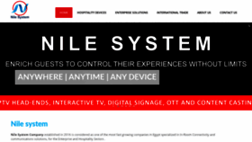 What Nilesystem.com.eg website looked like in 2020 (3 years ago)