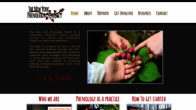 What Nyphenologyproject.org website looked like in 2020 (5 years ago)