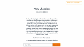 What Nunuchocolates.com website looked like in 2020 (3 years ago)