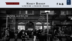 What Nancybishop.net website looked like in 2020 (3 years ago)