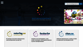 What Naturfagsenteret.no website looked like in 2020 (3 years ago)
