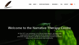 What Narrativetherapycentre.com website looked like in 2020 (3 years ago)