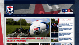 What Nasl.com website looked like in 2020 (3 years ago)