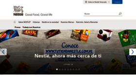 What Nestle.com.ve website looked like in 2020 (3 years ago)