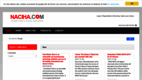 What Naciha.com website looked like in 2020 (3 years ago)
