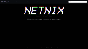 What Netnix.tv website looked like in 2020 (3 years ago)