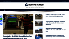 What Noticiasdemogi.com.br website looked like in 2020 (3 years ago)