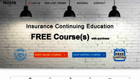 What Noblece.com website looked like in 2020 (5 years ago)