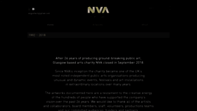 What Nva.org.uk website looked like in 2020 (3 years ago)