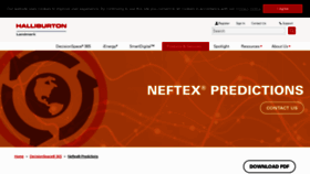 What Neftex.com website looked like in 2020 (3 years ago)