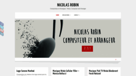 What Nrobin.fr website looked like in 2020 (3 years ago)