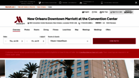 What Neworleansmarriottconventioncenter.com website looked like in 2020 (3 years ago)