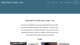What Newdealfilms.com website looked like in 2020 (3 years ago)
