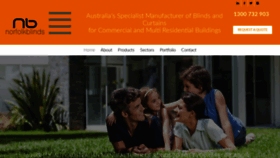 What Norfolkblinds.com.au website looked like in 2020 (3 years ago)