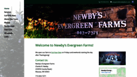 What Newbysfarm.com website looked like in 2020 (3 years ago)