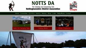 What Nottsda.co.uk website looked like in 2020 (3 years ago)
