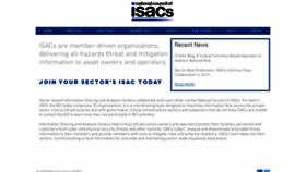 What Nationalisacs.org website looked like in 2020 (3 years ago)